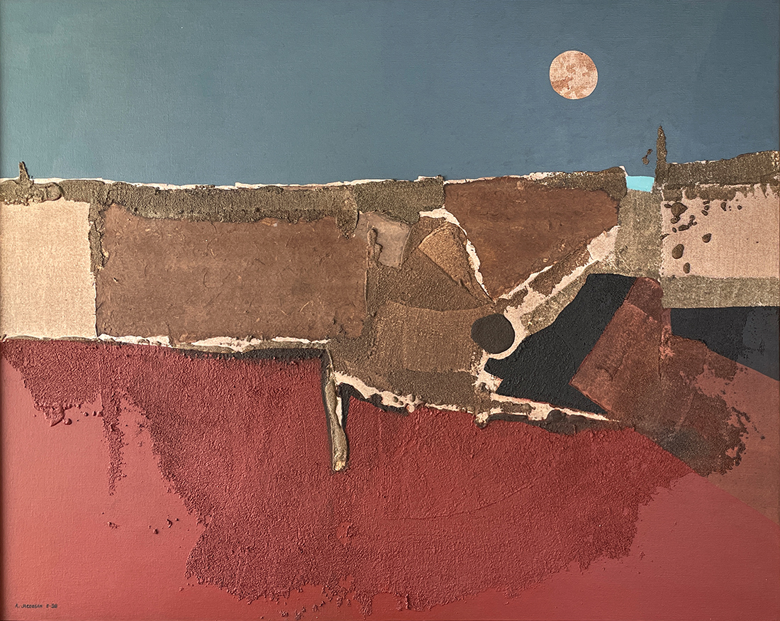 Earth Forms 2, Mixed media, 46 x 36